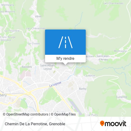 Chemin De La Perrotine plan