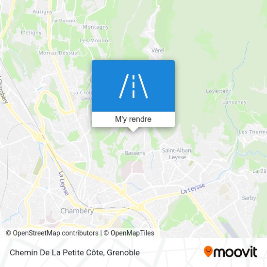 Chemin De La Petite Côte plan