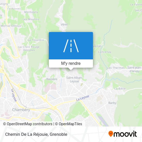 Chemin De La Réjouie plan