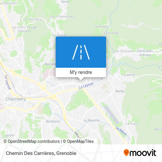 Chemin Des Carrières plan