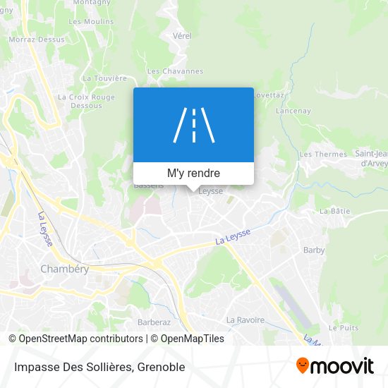 Impasse Des Sollières plan