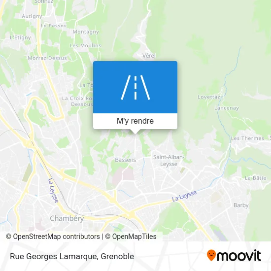 Rue Georges Lamarque plan