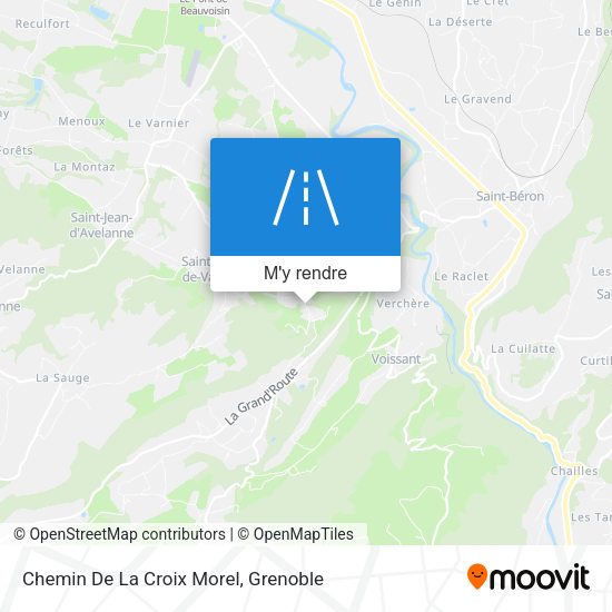 Chemin De La Croix Morel plan