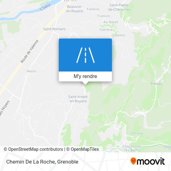 Chemin De La Roche plan
