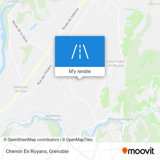 Chemin En Royans plan