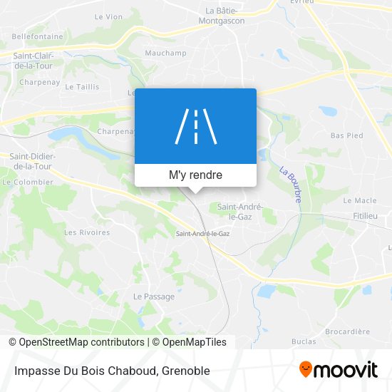 Impasse Du Bois Chaboud plan