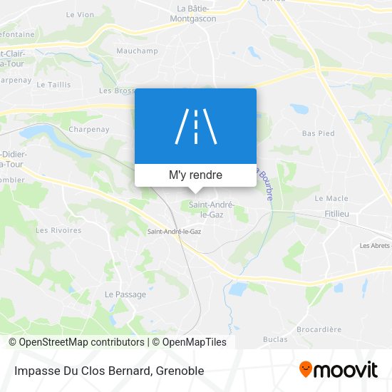 Impasse Du Clos Bernard plan