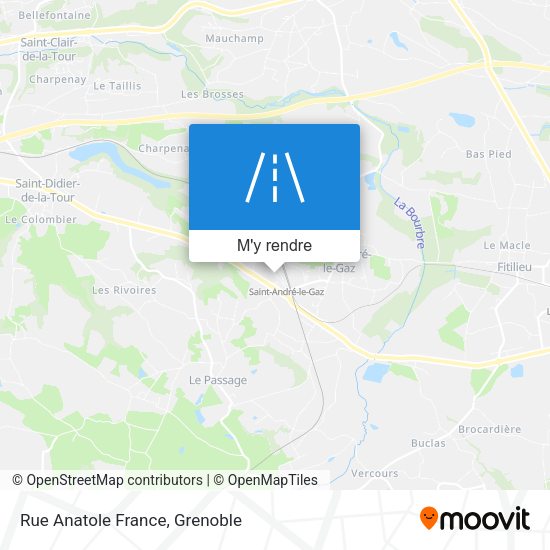 Rue Anatole France plan