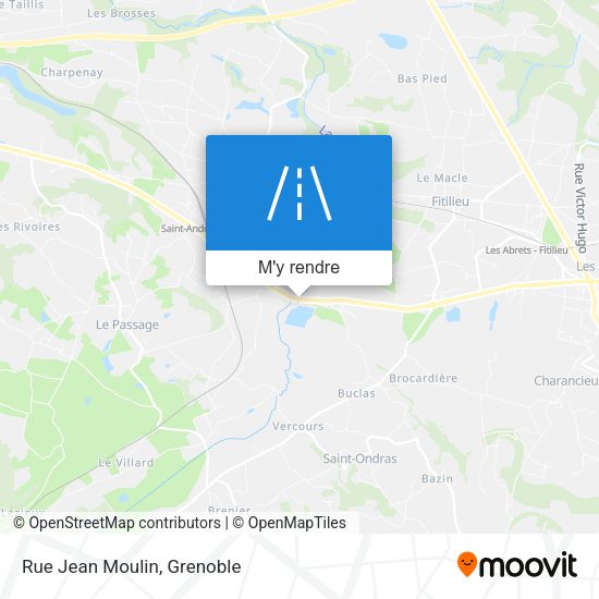 Rue Jean Moulin plan