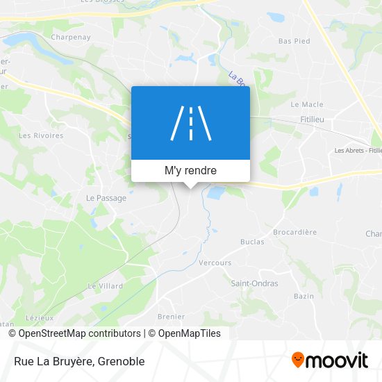 Rue La Bruyère plan