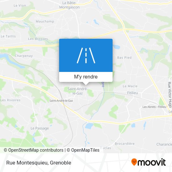 Rue Montesquieu plan