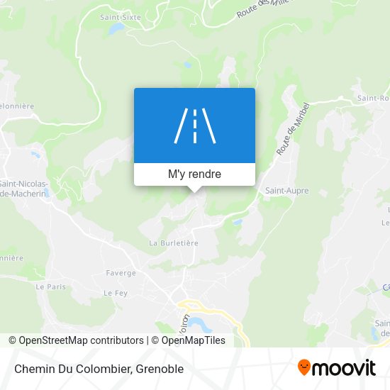 Chemin Du Colombier plan