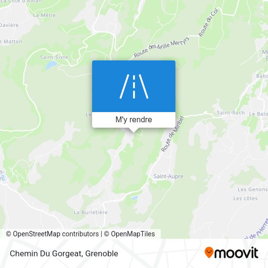 Chemin Du Gorgeat plan