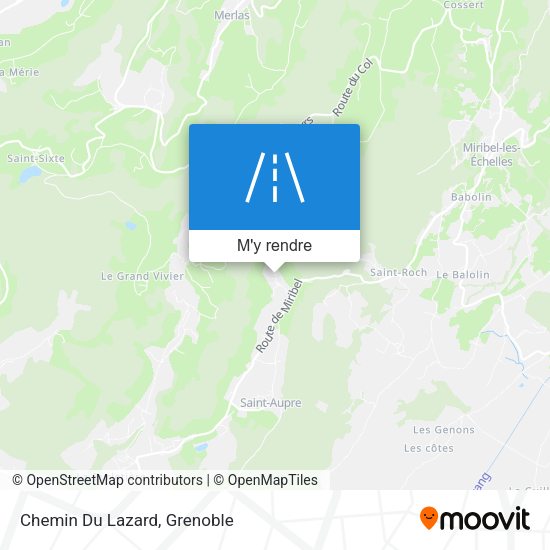 Chemin Du Lazard plan