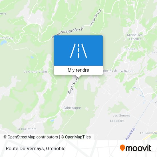 Route Du Vernays plan