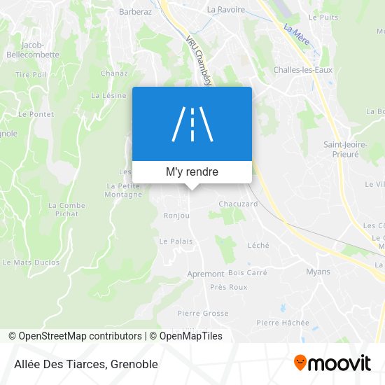 Allée Des Tiarces plan