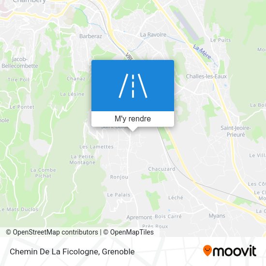 Chemin De La Ficologne plan
