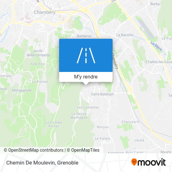 Chemin De Moulevin plan