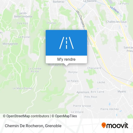 Chemin De Rocheron plan