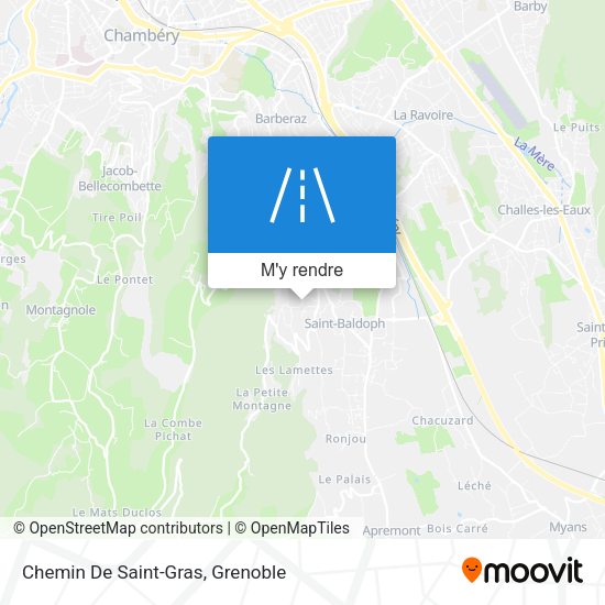 Chemin De Saint-Gras plan