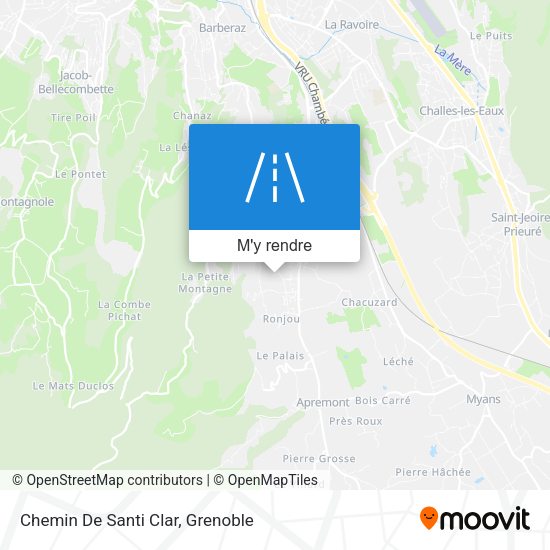 Chemin De Santi Clar plan