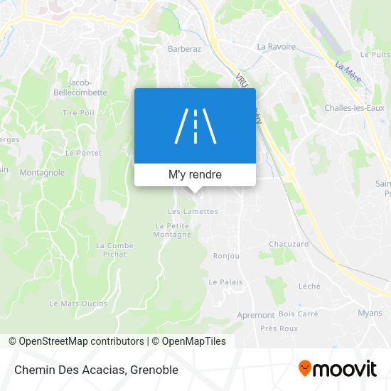 Chemin Des Acacias plan