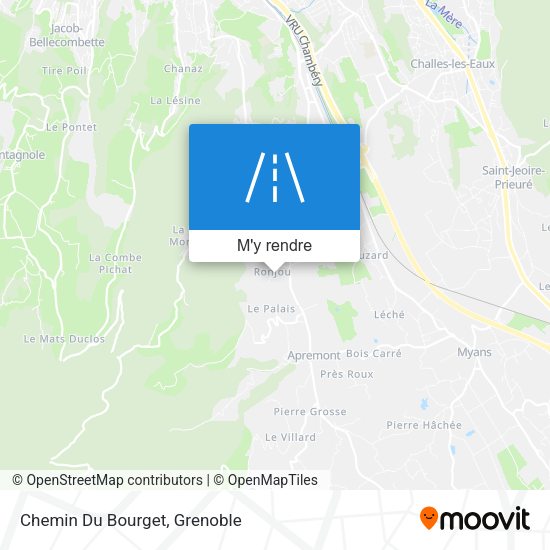Chemin Du Bourget plan