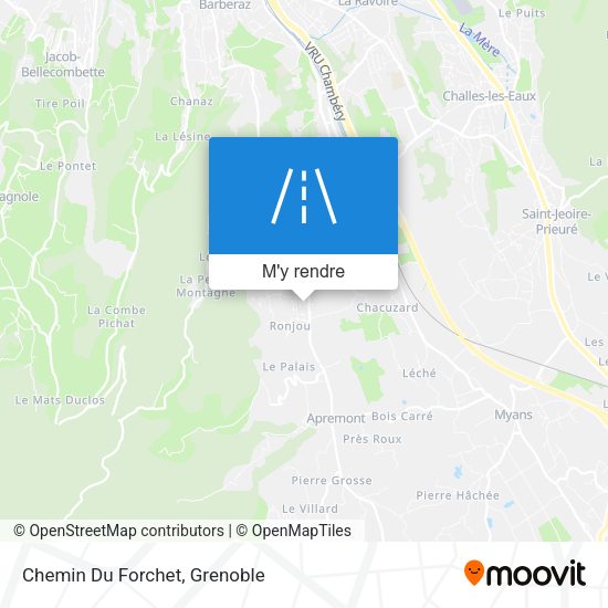 Chemin Du Forchet plan