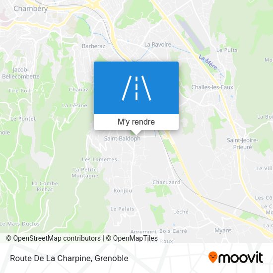 Route De La Charpine plan