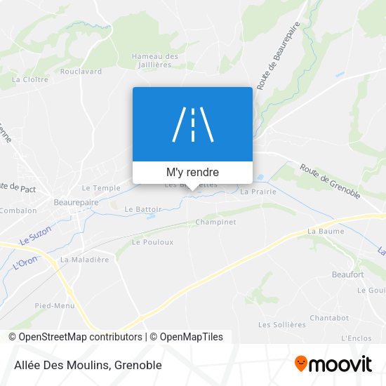 Allée Des Moulins plan