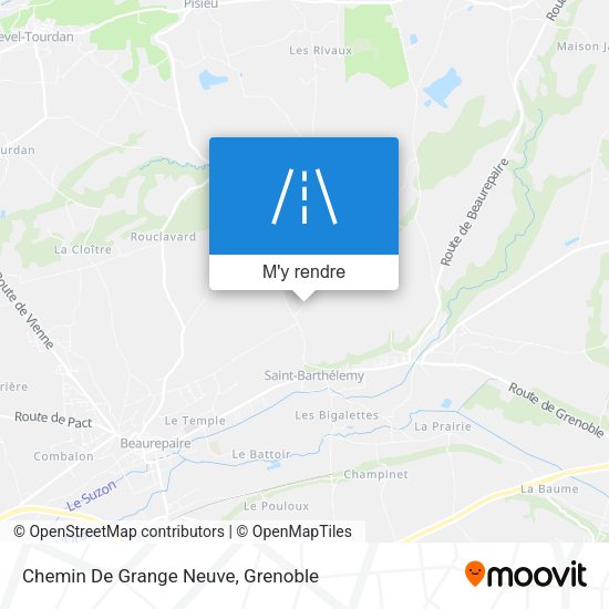 Chemin De Grange Neuve plan