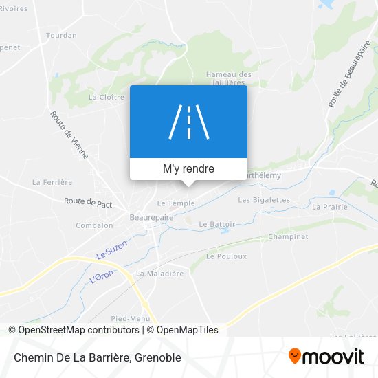 Chemin De La Barrière plan