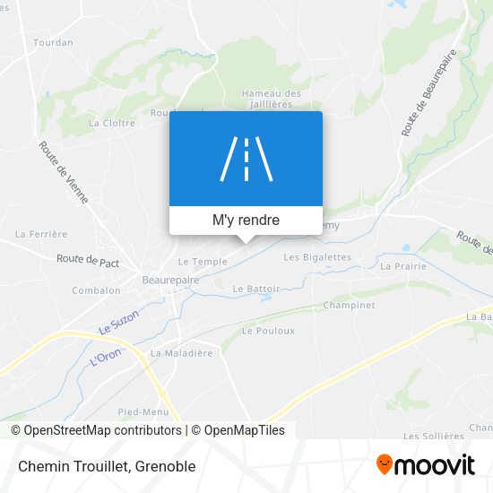 Chemin Trouillet plan