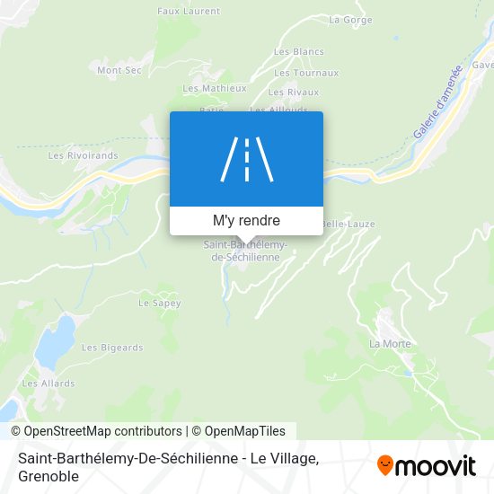 Saint-Barthélemy-De-Séchilienne - Le Village plan
