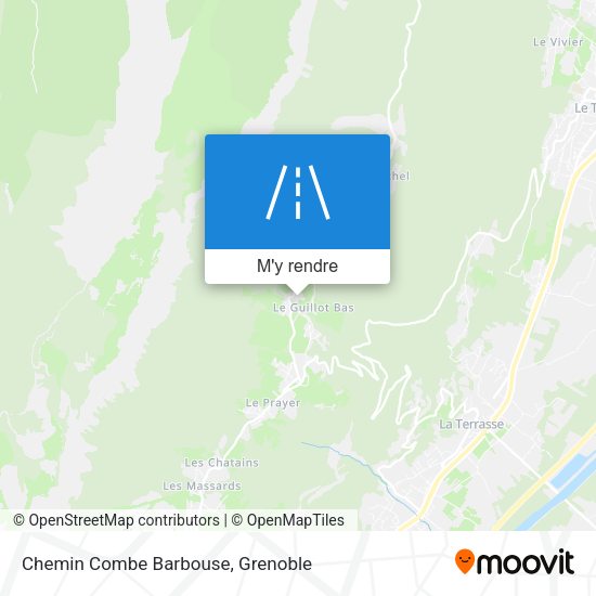 Chemin Combe Barbouse plan