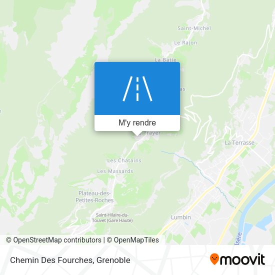 Chemin Des Fourches plan