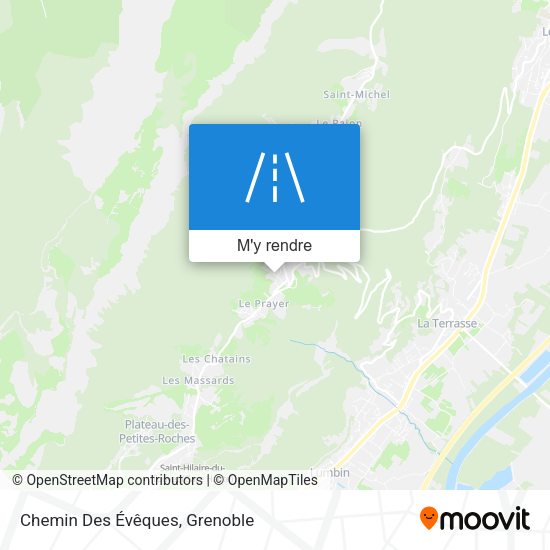 Chemin Des Évêques plan