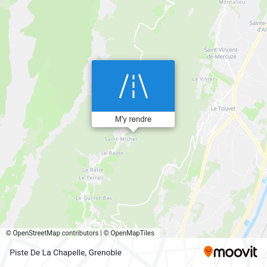 Piste De La Chapelle plan
