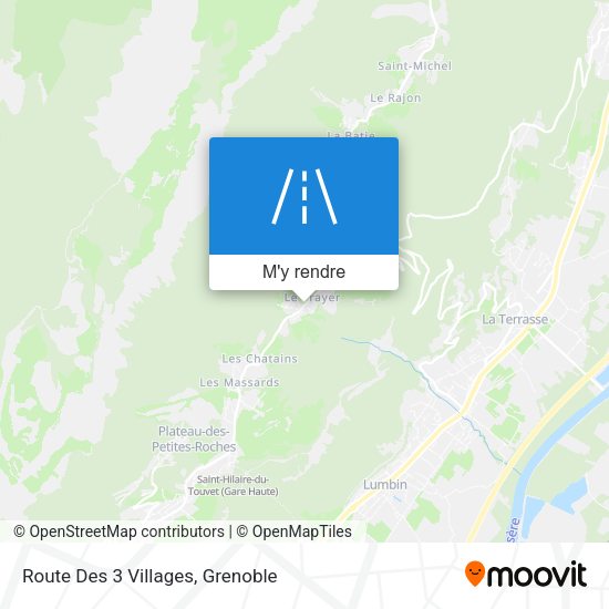 Route Des 3 Villages plan
