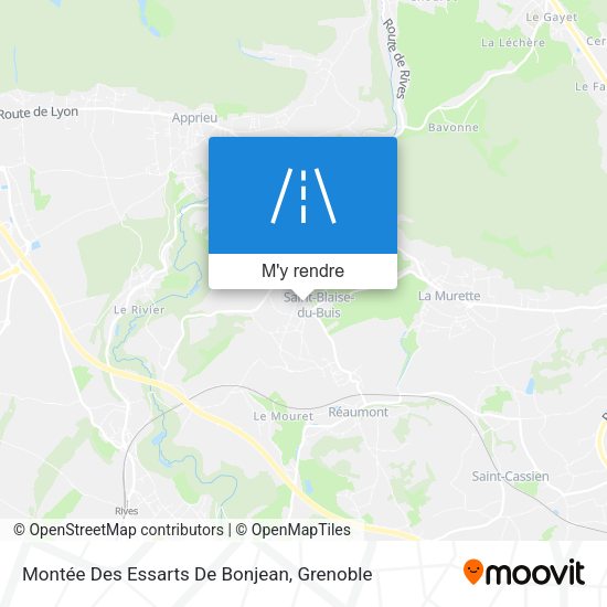 Montée Des Essarts De Bonjean plan