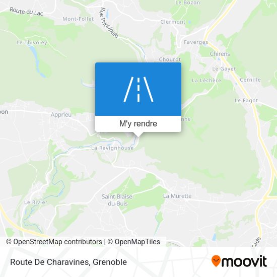 Route De Charavines plan