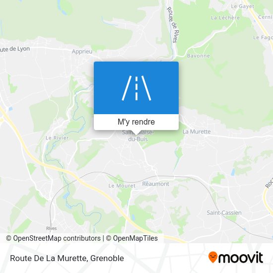 Route De La Murette plan