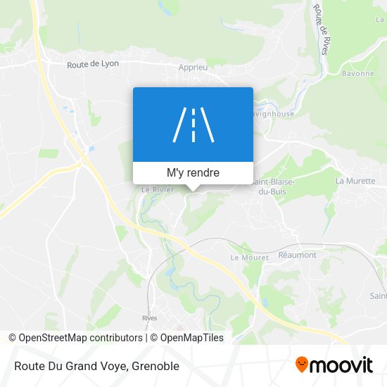 Route Du Grand Voye plan