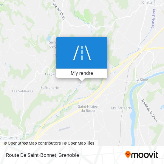 Route De Saint-Bonnet plan
