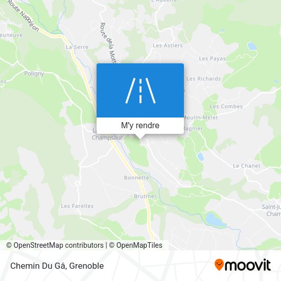 Chemin Du Gâ plan