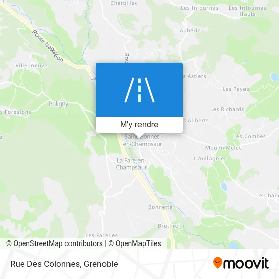 Rue Des Colonnes plan