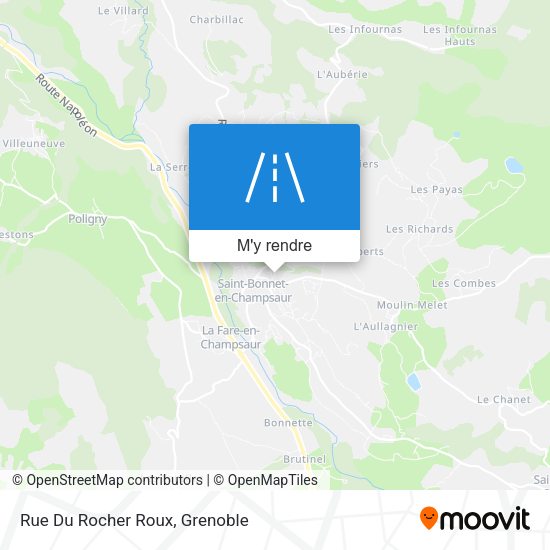 Rue Du Rocher Roux plan