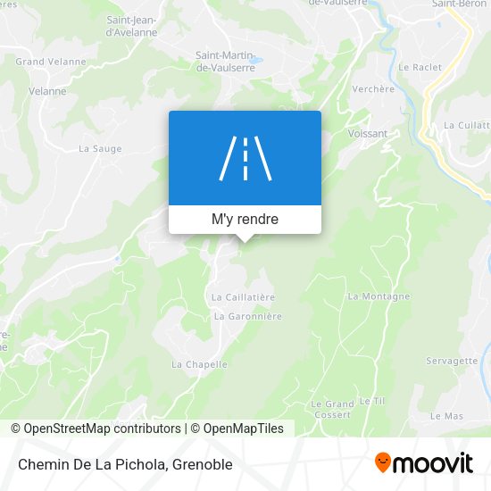 Chemin De La Pichola plan