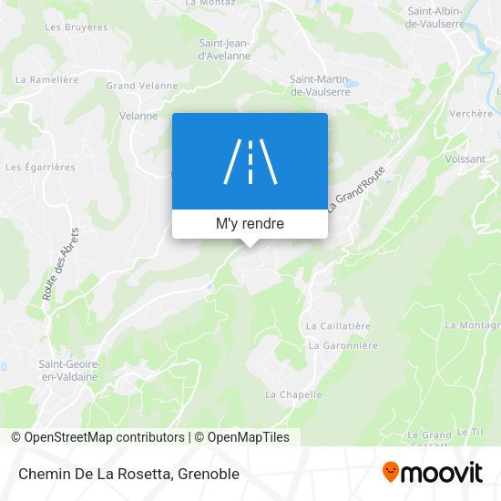 Chemin De La Rosetta plan