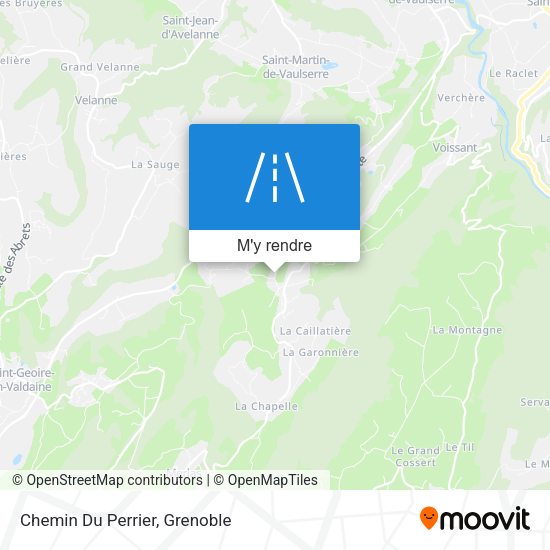 Chemin Du Perrier plan